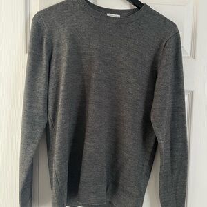 Men's lightweight Merino wool sweater - Medium (fitted)
